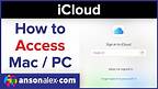 How to Access Apple iCloud on Mac or PC