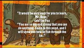 Why The Bear Has A Short Tail Story / English Reading Story for kids