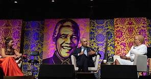 President Obama in conversation with Graça Machel