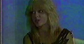 Linnea Quigley late 1980's TV Interview