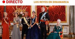 CASA REAL: Los REYES, en la CENA de GALA de MARGARITA de DINAMARCA | RTVE Noticias