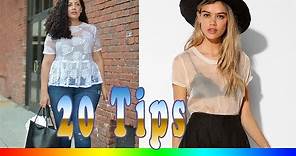 20 Style Tips On How To Wear Sheer Shirts