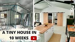 We build a TINY HOUSE in 10 weeks😳 OFFGRID Shed Living part 2