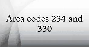 Area codes 234 and 330