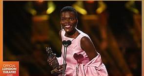 Sheila Atim wins Best Actress | Olivier Awards 2022 with Mastercard
