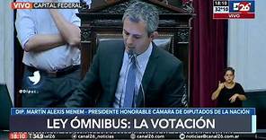 ARGENTINA | El momento de la aprobación de la Ley Ómnibus en el Congreso en general
