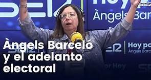 La reacción de Àngels Barceló que nos representa a todos al enterarse del adelanto electoral