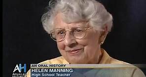 Helen Manning Oral History Interview, Part 1