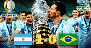 El día que ARGENTINA ganó la COPA AMÉRICA en el MARACANÁ - Highlights Brasil vs Argentina 2021 Final