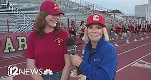 Students at Chaparral High School ready for Friday night football