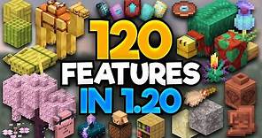 ALL 120 Features In Minecraft 1.20 Trails & Tales!