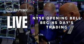 LIVE: Opening bell rings on the New York Stock Exchange