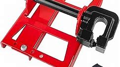 TAUSOM Chainsaw Mill Guide Mini Steel Vertical Chainsaw Guide Lumber Cutting Guide for Cutting Board Wood Chain Saw Mill Attachment for Woodworkers, Red