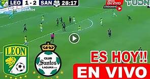León vs Santos EN VIVO hoy partido completo leon vs. santos laguna Repechaje Liga mx 2023 juego hoy