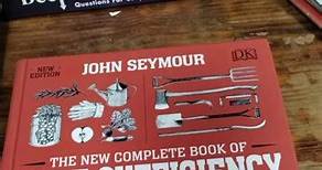 John Seymour- The New Complete Book of Self-sufficiency. This book is a 10 out of 10. #homesteadinglife #homesteadingtiktok #homesteading #selfsufficient #canning #homesteadinghacks #homesteadingforbeginners #homesteadingbooks