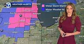 Chicago weather forecast includes potential for over 6 inches of snow for some suburbs