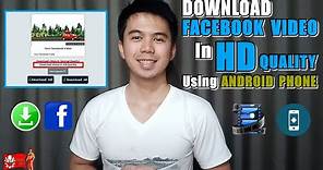How to Download Facebook Videos in HD Quality Using Android Phone
