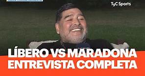 Líbero VS Diego Armando Maradona COMPLETO