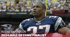 Former Patriot Rodney Harrison Named as a 2024 Pro Football Hall of Fame Finalist