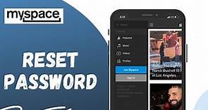 How to Reset Your Lost MySpace Password | Recover MySpace Account
