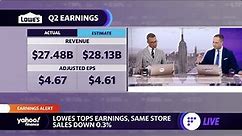 Lowe’s earnings beat estimates, but same-store sales fall