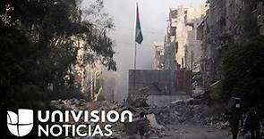 Video: Así se ve la destrucción en Damasco tras más de siete años de conflicto armado en Siria