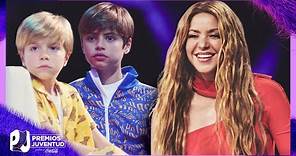 El mensaje de Shakira a sus hijos Milan y Sasha en televisión | Premios Juventud 2023