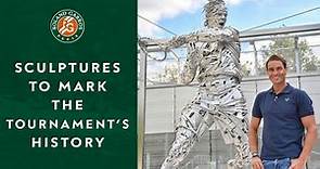 Sculptures to mark the tournament’s history I Roland-Garros 2021