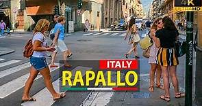 Rapallo walking tour 🇮🇹 Italy | 4K-HDR (▶ 10 min)