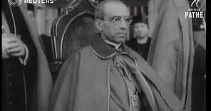 The election of Pope Pius XII (1939)