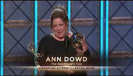 Ann Dowd wins Emmy for Outstanding Supporting Actress in a Drama Series (The Handmaid's Tale)
