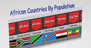 All African Countries by Population in 3 mins