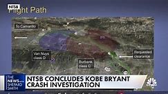 The NTSB concludes Kobe Bryant helicopter crash caused by pilot error