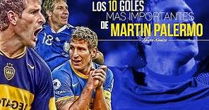 Los 10 goles más importantes de Martin Palermo.