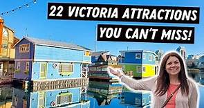 22 THINGS TO DO IN VICTORIA, BC Canada | Top Attractions in Victoria, British Columbia