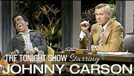 Sammy Davis Jr. and Johnny Trade Impressions | Carson Tonight Show