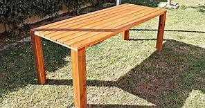 Tavolo da Giardino in Legno Fai Da Te - costruire un tavolo