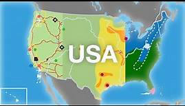 USA - Überblick in Karten