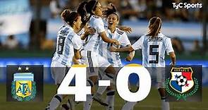 Argentina 4-0 Panamá: Repechaje Ida Mundial Femenino Francia 2019