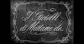 Madame de... (1953) (Créditos italianos originales de época)