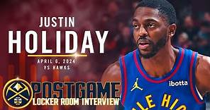 Justin Holiday Full Post Game Locker Room Interview vs. Hawks 🎙