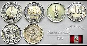 Old Peruvian Sol Coins from 1947 | PERU - SOUTH AMERICA