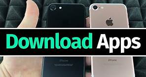 How to Download Apps on iPhone 7 & iPhone 7 Plus