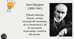 Henri Bergson - Vitalismo