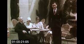 RARE color footage of Ronald Colman, 1929