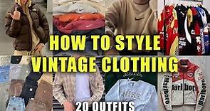 How To Style Vintage Clothing | 20 Outfits