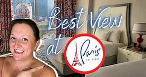 PARIS Las Vegas Hotel & Casino TOUR ((Burgundy Room 2 Queen )) 🏆 BEST VIEW 🏆