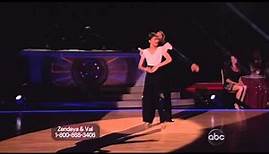 Val Chmerkovskiy & Zendaya dancing Samba on DWTS 4-8-13