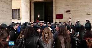 Roma, tensioni all'Università Sapienza: palazzo del Rettorato occupato