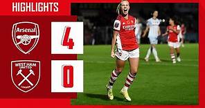 HIGHLIGHTS | Arsenal vs West Ham (4-0) | Women's Super League | Little scores her 50th goal!